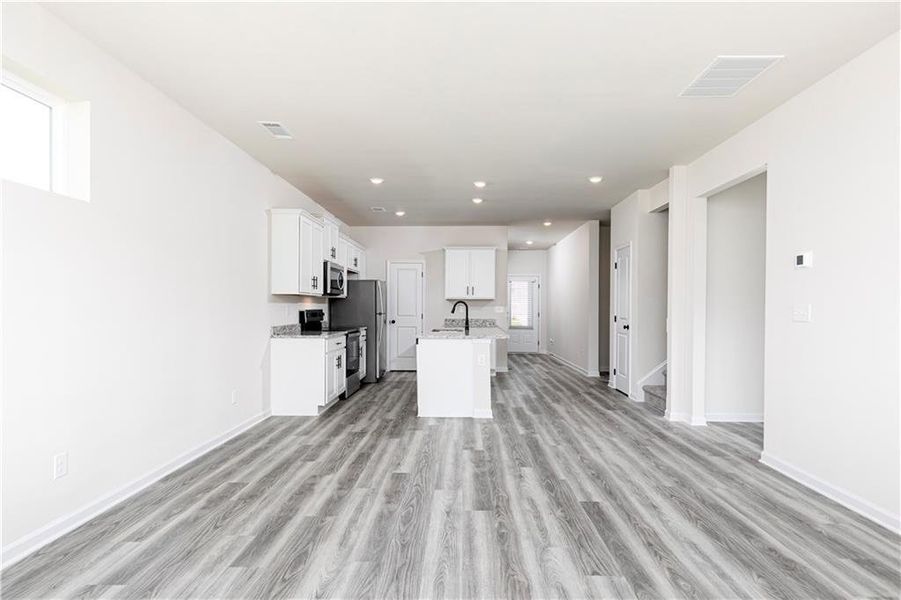 Spacious, unfurnished interior of a new home in Lake Preserve at Jackson Trail, Jefferson (Image 26). Spacious, unfurnished interior of a new home in Lake Preserve at Jackson Trail, Jefferson (Image 26).