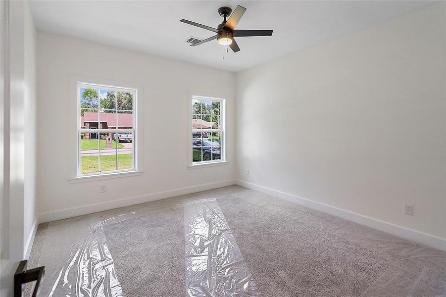 Bedroom #1: Whether used as a peaceful retreat for overnight guests, a nurturing space for children or teens, or a flexible room for hobbies and activities, the secondary bedrooms in this home embody the perfect blend of functionality, comfort, and personal style.