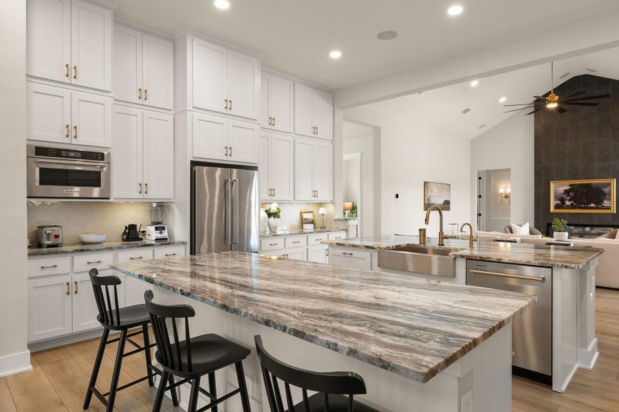 Furnished interior view inside a new home in Northfork, Liberty Hill (Image 17).