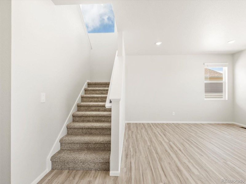 Spacious, unfurnished interior of a new home in Poudre Heights: The Lakes Collection, Windsor (Image 33).