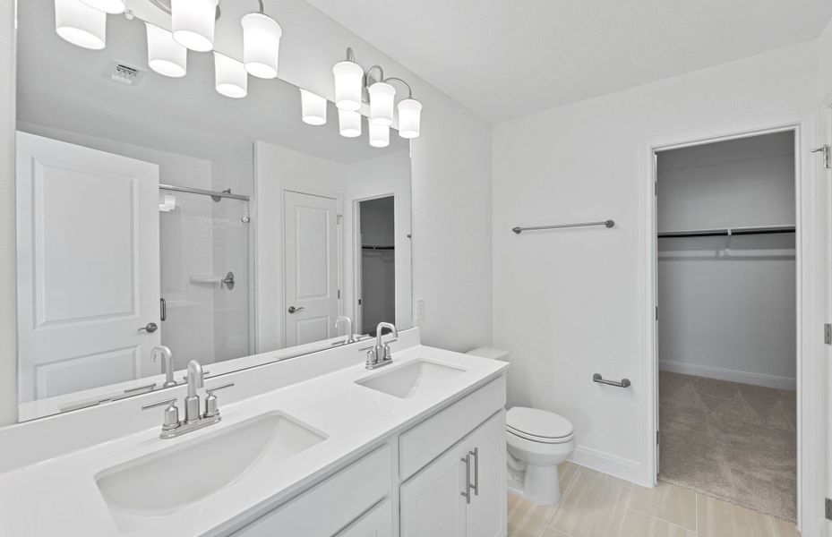 Furnished interior view inside a new home in Patterson Ranch, Georgetown (Image 9).