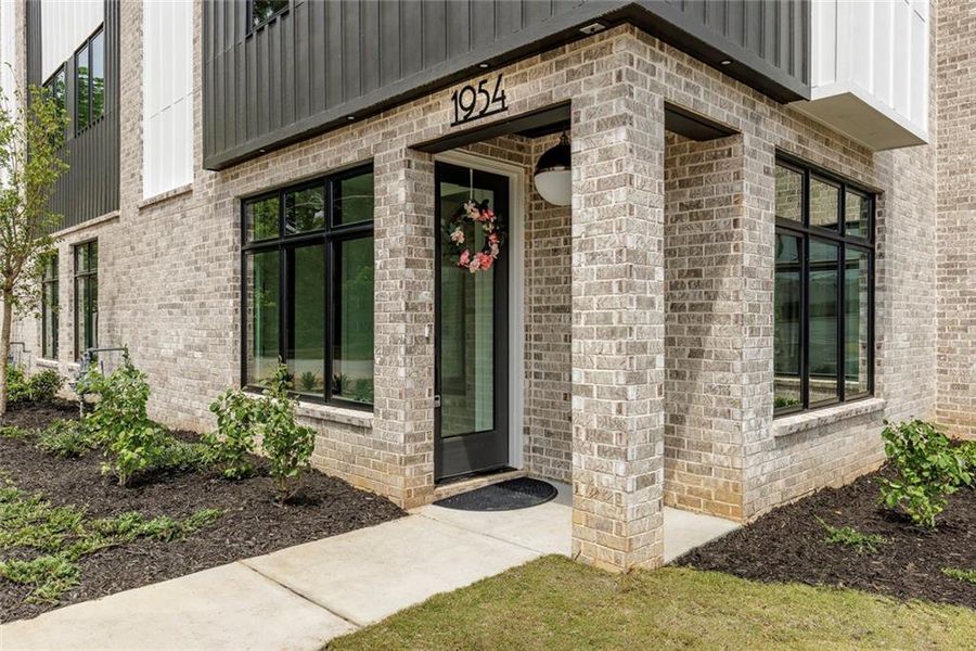 Front exterior of a new home in , Chamblee, GA, highlighting curb appeal (Image 28). Front exterior of a new home in , Chamblee, GA, highlighting curb appeal (Image 28).