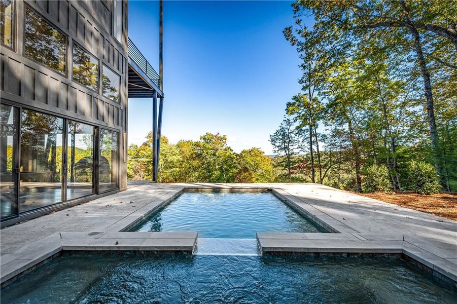 Exterior details and patio area of a home in , Blue Ridge (Image 19). Exterior details and patio area of a home in , Blue Ridge (Image 19).