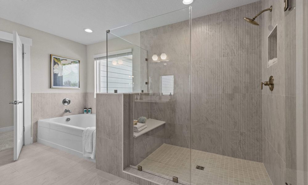Representative furnished interior of a home built from the The Mangrove by Chesapeake Homes in Bridgewater - Shorehaven Village, Little River (Image 15).