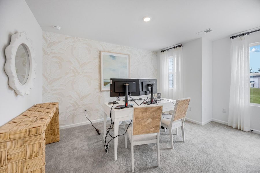 Furnished interior view inside a new home in Dawson Pointe, Summerville (Image 3).