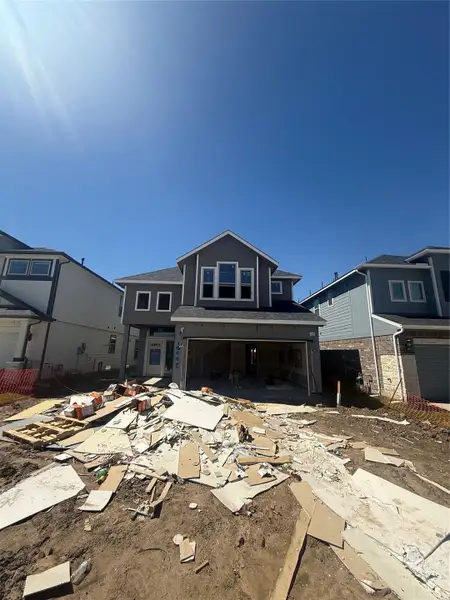 In-progress construction of a new home in , Houston, TX (Image 4).