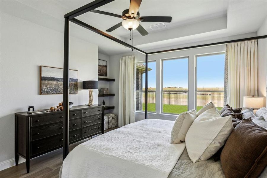 Furnished interior view inside a new home in Westside Preserve, Midlothian (Image 15).