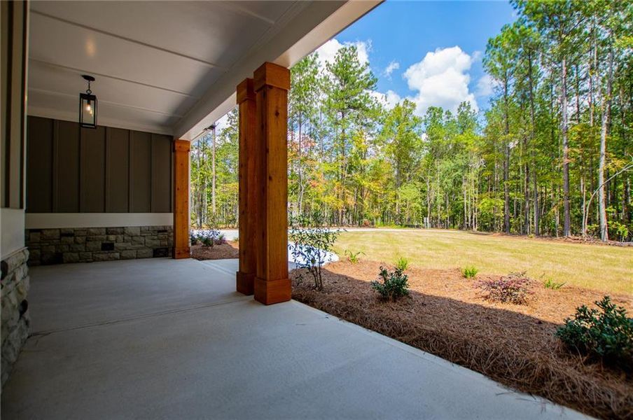 Exterior details and patio area of a home in , Douglasville (Image 45).