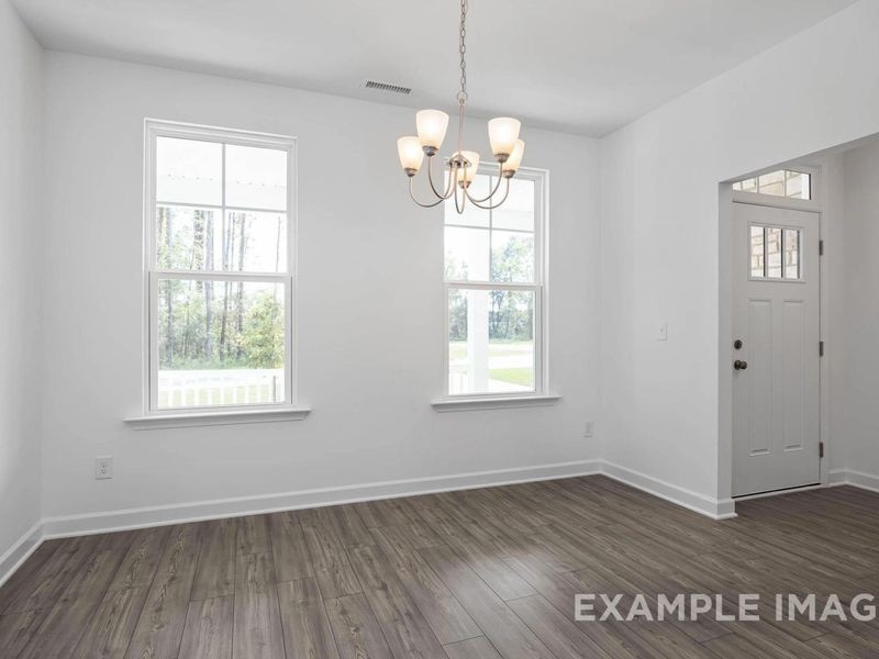 Spacious, unfurnished interior of a new home in Woodland Crossing, Zebulon (Image 13).