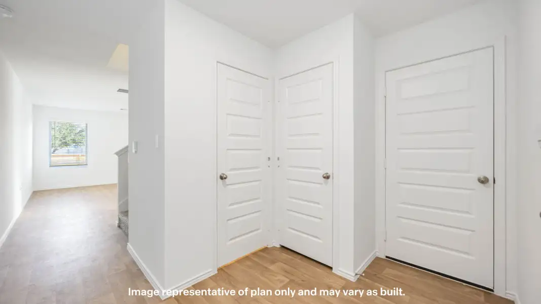 Representative unfurnished interior of a home built from the The Fallow by D.R. Horton in Pari Estates, Lubbock (Image 13). Representative unfurnished interior of a home built from the The Fallow by D.R. Horton in Pari Estates, Lubbock (Image 13).