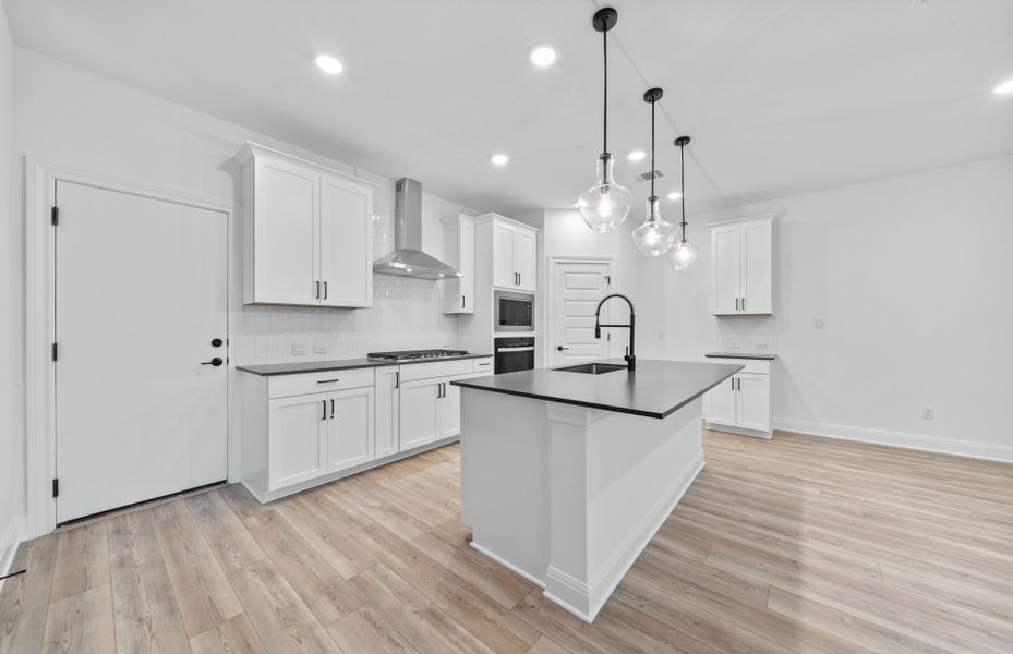 Spacious Kitchen with Eat-In Island