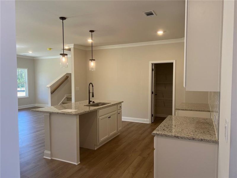 Furnished interior view inside a new home in Crofton Place Enclave, Snellville (Image 9).