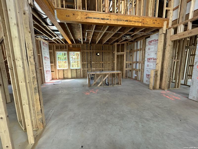 In-progress construction of a new home in Legacy at Lake Dunlap, New Braunfels, TX (Image 4). In-progress construction of a new home in Legacy at Lake Dunlap, New Braunfels, TX (Image 4).
