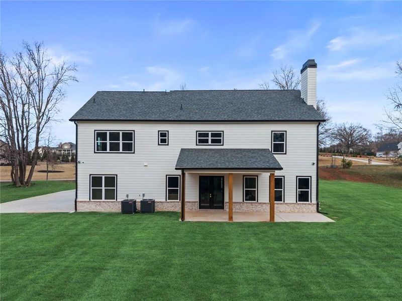 Exterior details and patio area of a home in , Social Circle (Image 28).