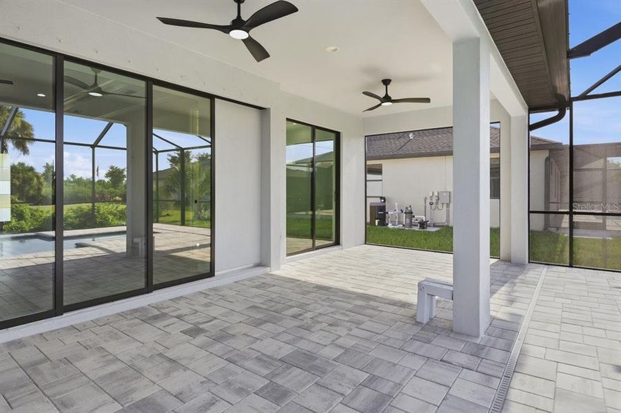 Exterior details and patio area of a home in , Englewood (Image 23).