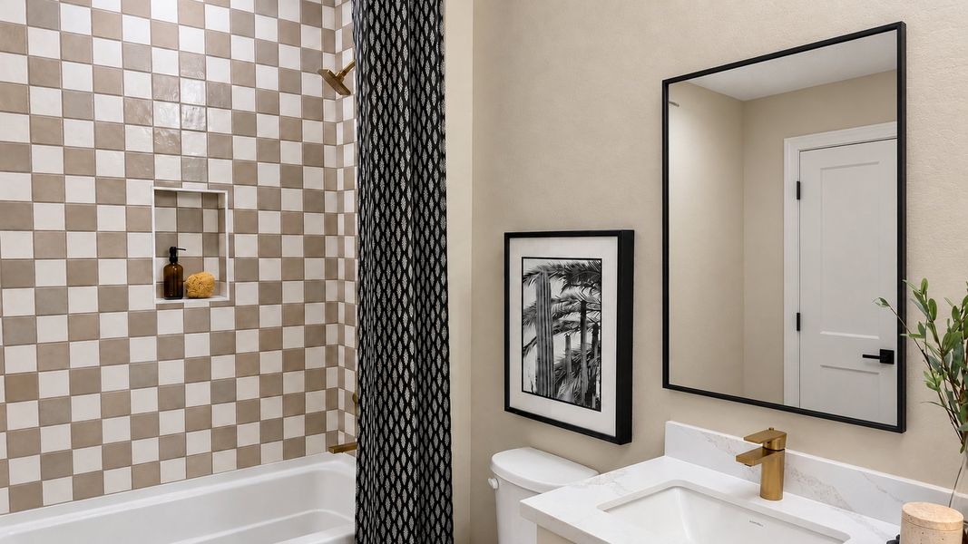 DRB Homes Alamar Avondale AZ Shared Bathroom