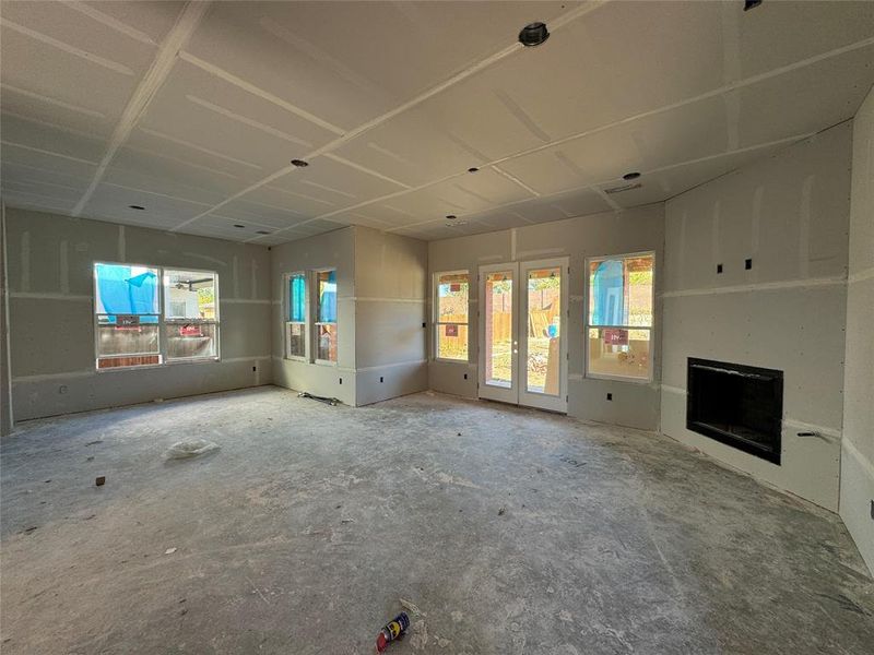 View of unfurnished living room