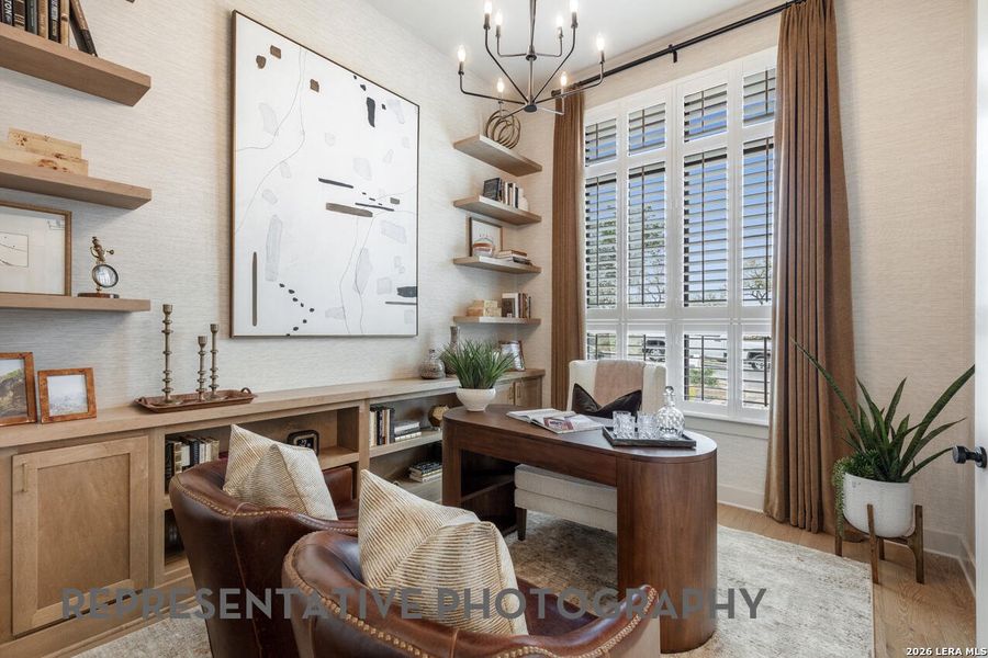 Furnished interior view inside a new home in Briggs Ranch, San Antonio (Image 5).