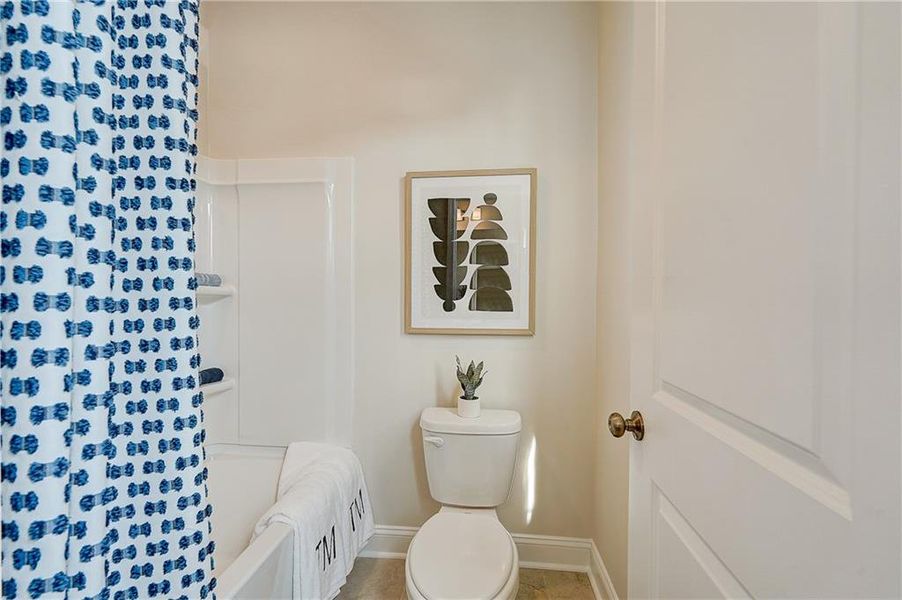 Furnished interior view inside a new home in Bailey Fence, Dacula (Image 41).