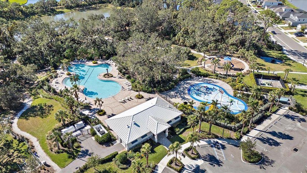 Community Center Pool, Splash Pool and Playground