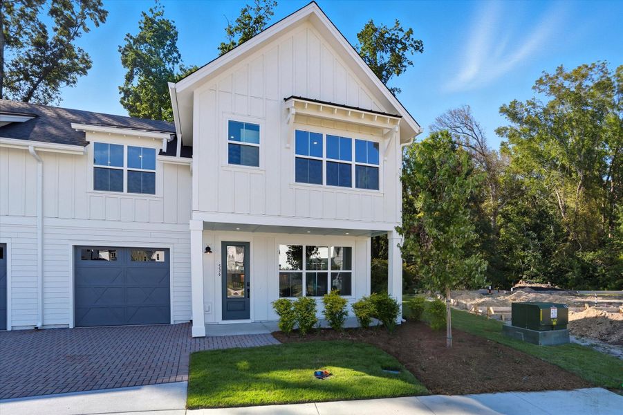 Front exterior of a new home in Hayes Park, Johns Island, SC, highlighting curb appeal (Image 20).