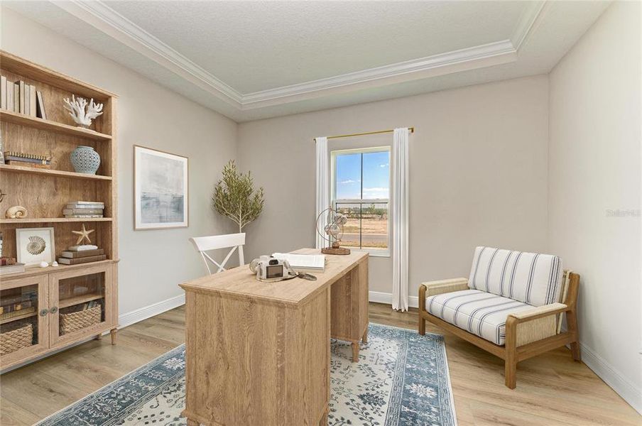 Furnished interior view inside a new home in Two Rivers, Zephyrhills (Image 10).