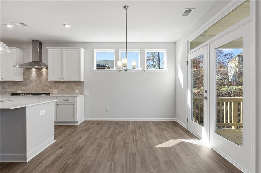 Furnished interior view inside a new home in Riverwood, Dallas (Image 58).