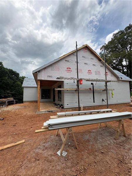 In-progress construction of a new home in , Holly Springs, GA (Image 16). In-progress construction of a new home in , Holly Springs, GA (Image 16).
