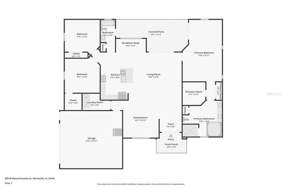 2D floor plan layout of this home in , Hernando, FL (Image 5).