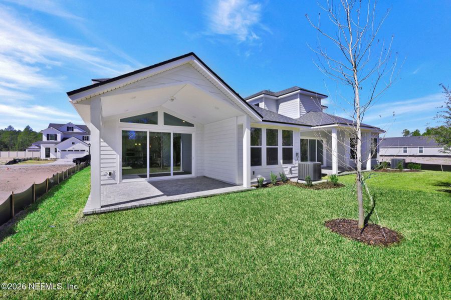 Exterior details and patio area of a home in Seabrook Village at Seabrook, Ponte Vedra (Image 24).