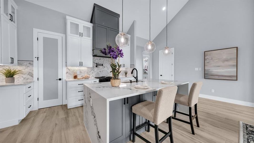 Furnished interior view inside a new home in , Weatherford (Image 36).