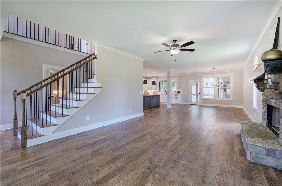 Spacious, unfurnished interior of a new home in , Euharlee (Image 42).