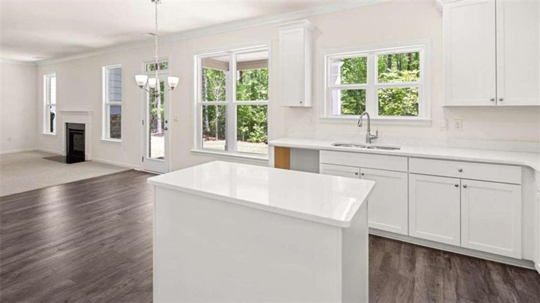 Furnished interior view inside a new home in Wildwood, Covington (Image 7).
