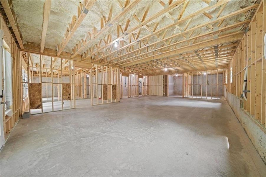 In-progress construction of a new home in , Alpharetta, GA (Image 44).