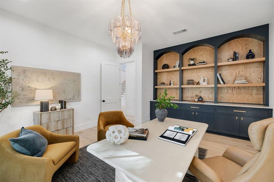 Furnished interior view inside a new home in , Dallas (Image 7). Furnished interior view inside a new home in , Dallas (Image 7).