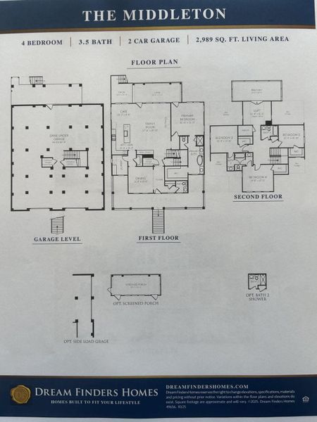 2D floor plan layout of this home in Kings River Preserve, Hollywood, SC (Image 5). 2D floor plan layout of this home in Kings River Preserve, Hollywood, SC (Image 5).