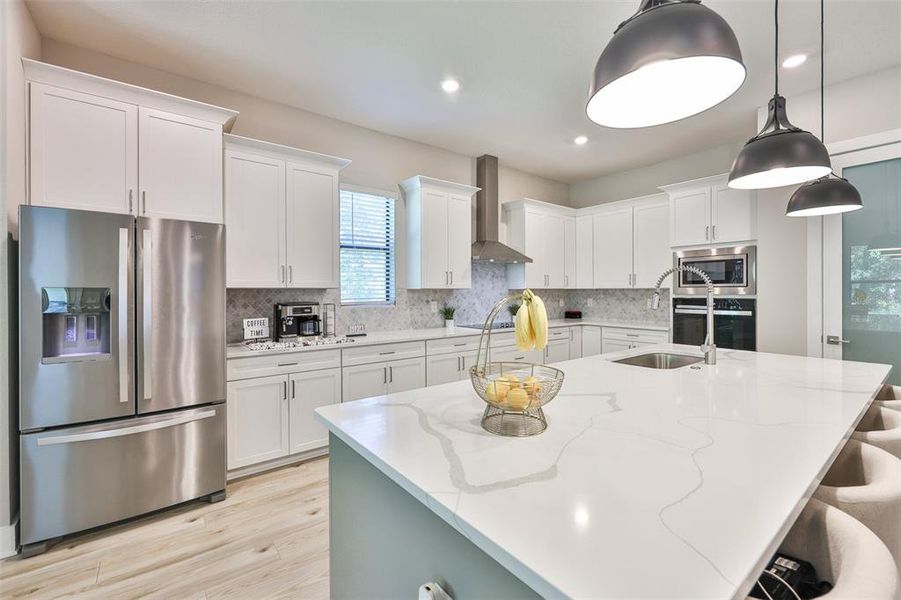 Furnished interior view inside a new home in Bella Terra, Hudson (Image 28).