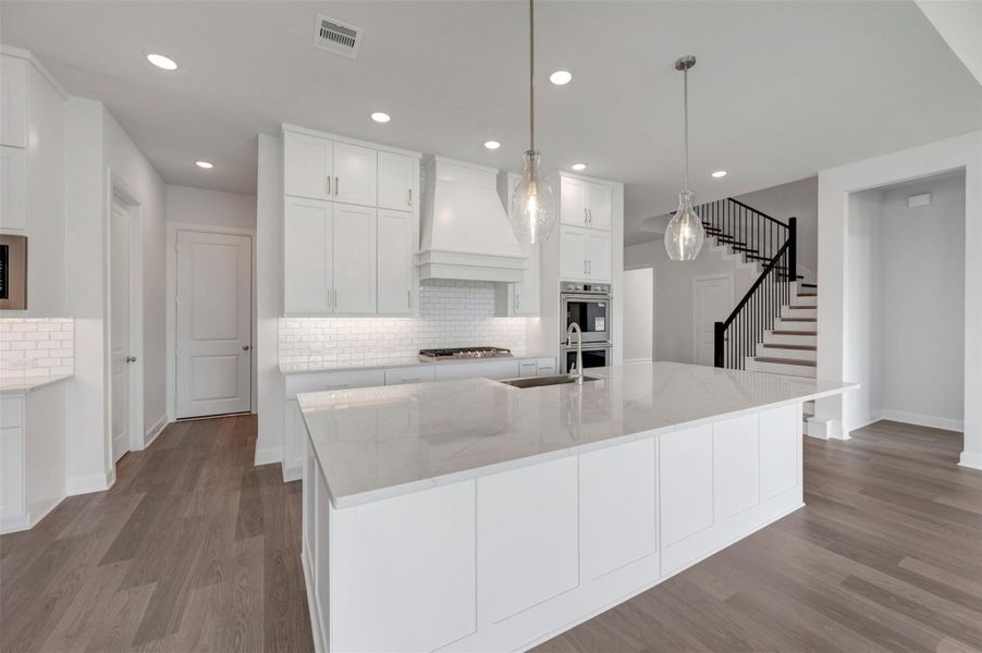 Furnished interior view inside a new home in Jordan Ranch - Premier Collection, Fulshear (Image 7).