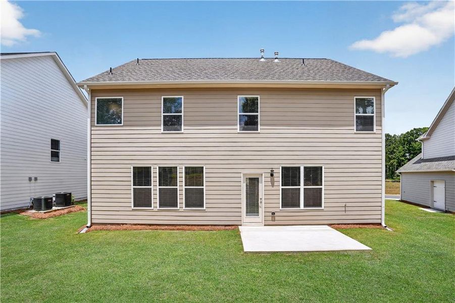 Exterior details and patio area of a home in , Villa Rica (Image 21).