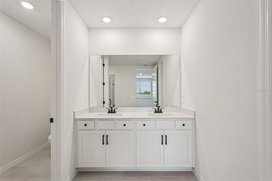 Furnished interior view inside a new home in Oakfield Trails - Signature Series, Parrish (Image 9).