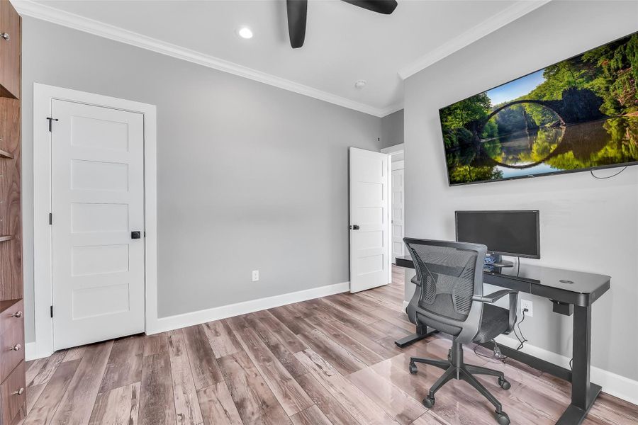 Another view of third bedroom