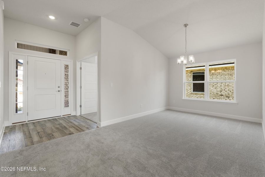 Spacious, unfurnished interior of a new home in Shadow Crest at Rolling Hills, Green Cove Springs (Image 12).