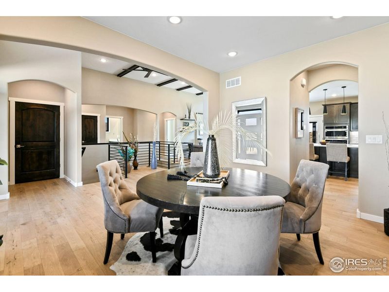 Furnished interior view inside a new home in Harvest Ridge, Berthoud (Image 15).