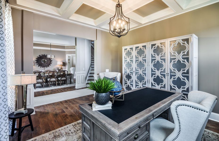 Representative furnished interior of a home built from the Worthington by Pulte Homes in The Retreat at Carolina Ridge, Harrisburg (Image 16).