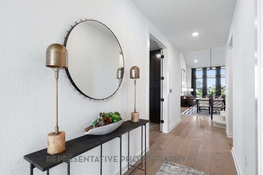 Furnished interior view inside a new home in Easton Park, Austin (Image 27).