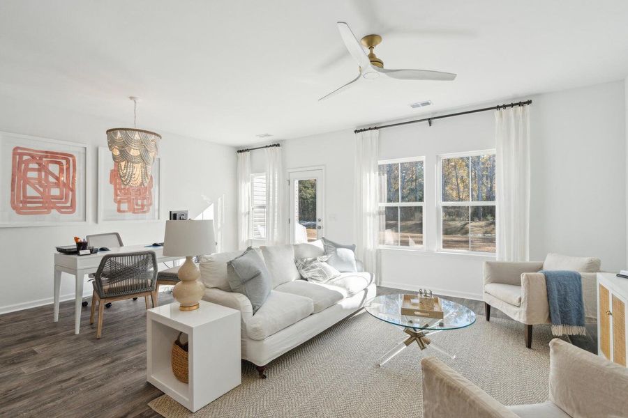 Furnished interior view inside a new home in , Summerville (Image 3).