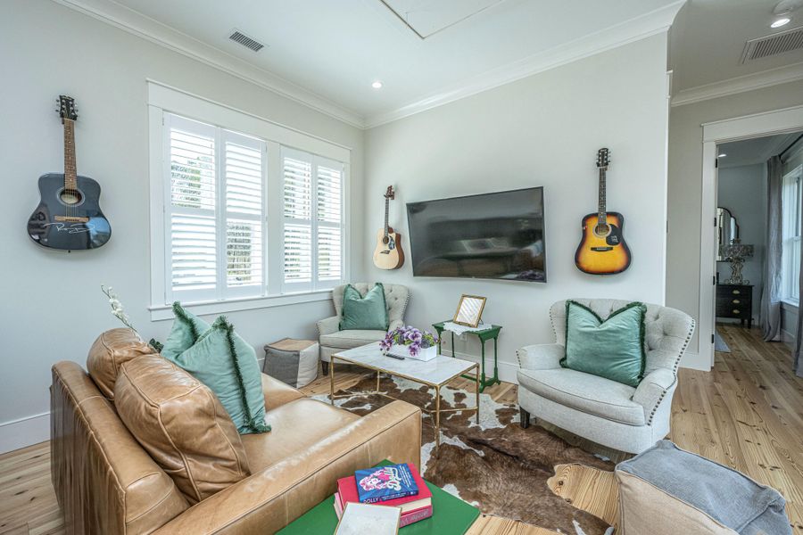 Furnished interior view inside a new home in , Johns Island (Image 40). Furnished interior view inside a new home in , Johns Island (Image 40).