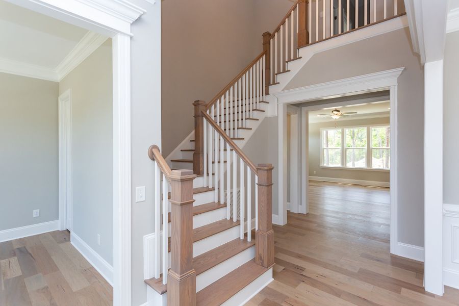 Representative unfurnished interior of a home built from the Statesville by Caruso Homes in Sauls Landing, Zebulon (Image 90). Representative unfurnished interior of a home built from the Statesville by Caruso Homes in Sauls Landing, Zebulon (Image 90).