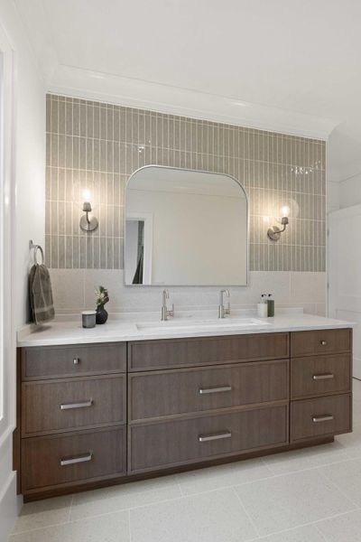 Furnished interior view inside a new home in , Mount Pleasant (Image 35).