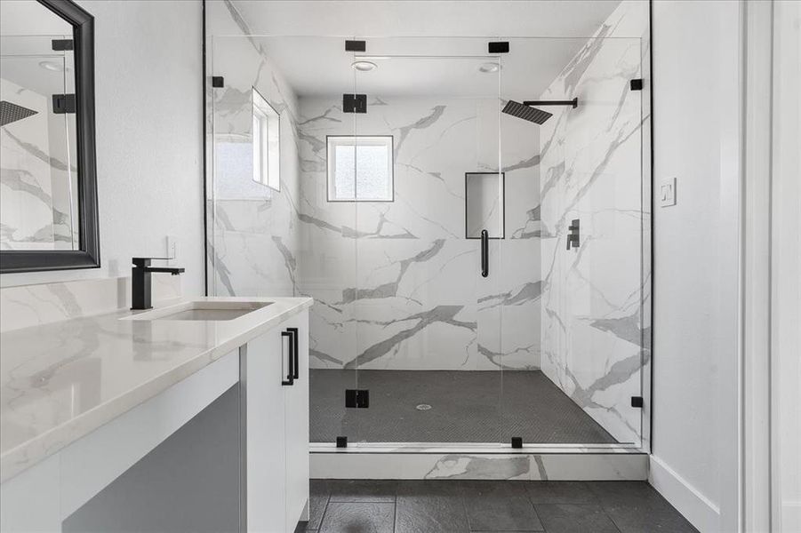 Furnished interior view inside a new home in , Dallas (Image 12).